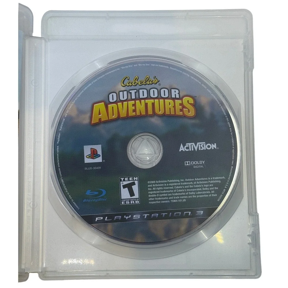 Cabela's Outdoor Adventures Sony PlayStation 3 PS3 Hunting Fishing Game Complete